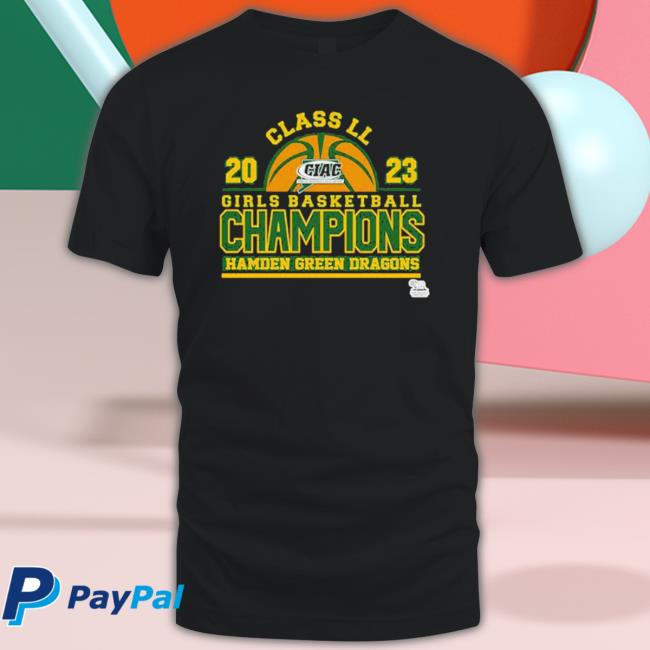 Official Hamden Green Dragons 2023 Girls Basketball Champions T-Shirt Official Hamden Green Dragons 2023 Girls Basketball Champions T-Shirt