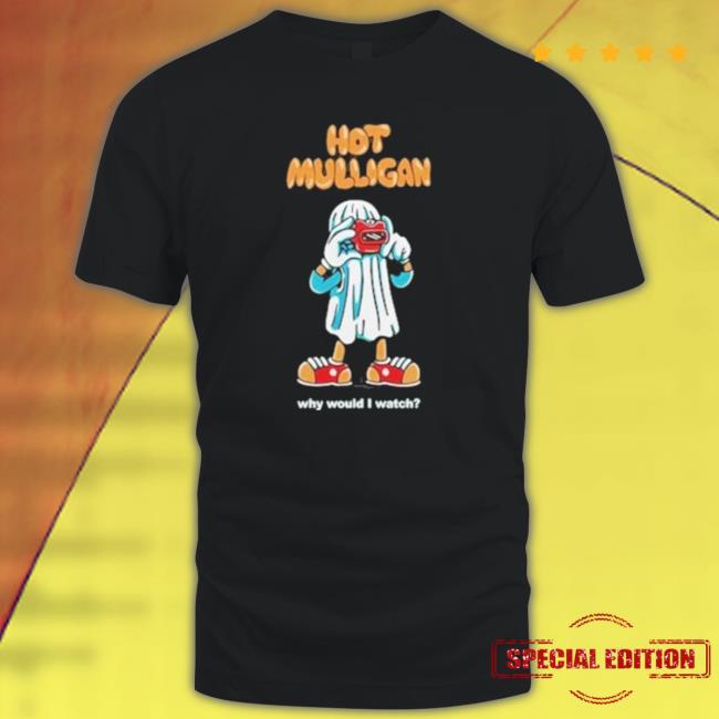 Wax Bodega Hot Mulligan Ghost Why Would I Watch Shirt Wax Bodega Hot Mulligan Ghost Why Would I Watch Shirt