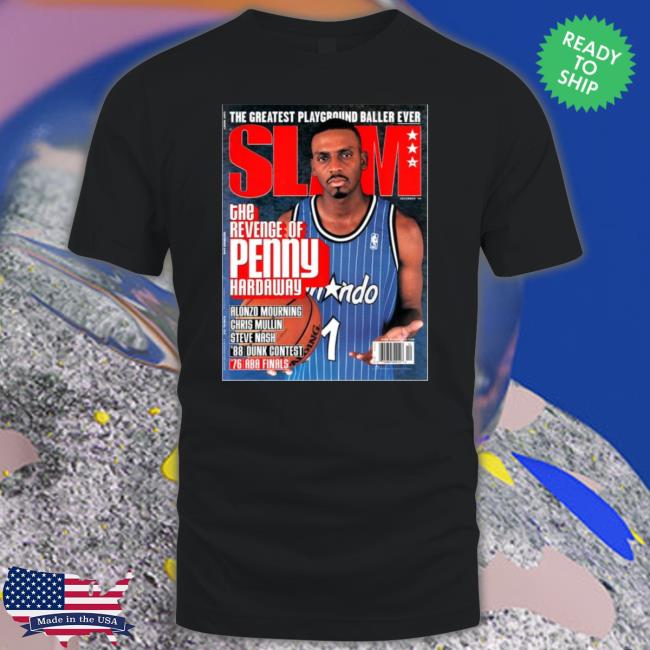 Slam Cover Orlando Magic Penny Hardaway Shirt - Long Sleeve T Shirt,  Sweatshirt, Hoodie, T Shirt