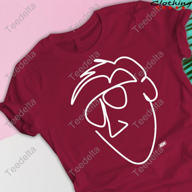 Shopaew Orange Cassidy One Line Tee Shopaew Orange Cassidy One Line Tee