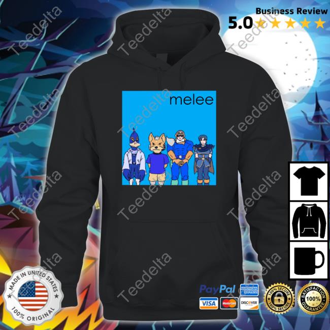 Fete Merch Melee Blue Album Tee Fete Merch Melee Blue Album Tee