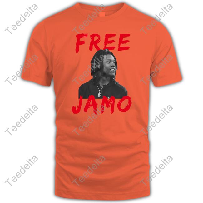 Detroit Lions Kerby Joseph Wearing Free Jamo Tee - Long Sleeve T