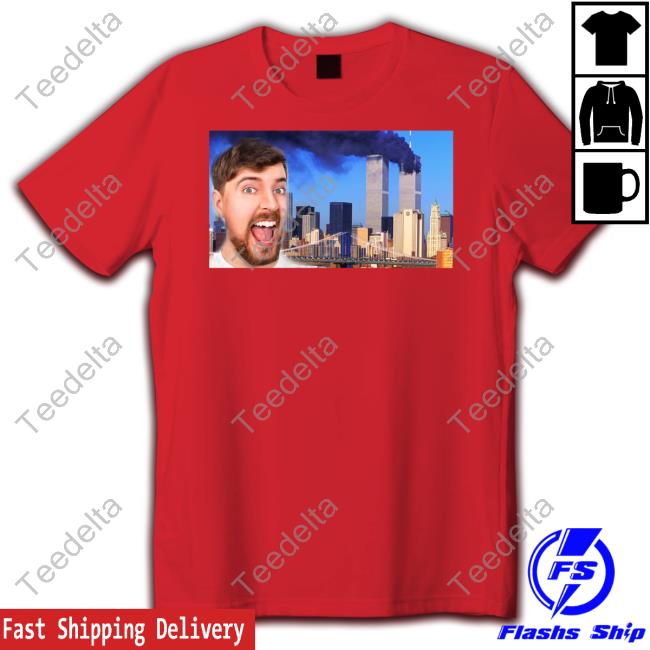 Cassterisk Mrbeast The Video Ends When The Towers Fall Shirt Cassterisk Mrbeast The Video Ends When The Towers Fall Shirt