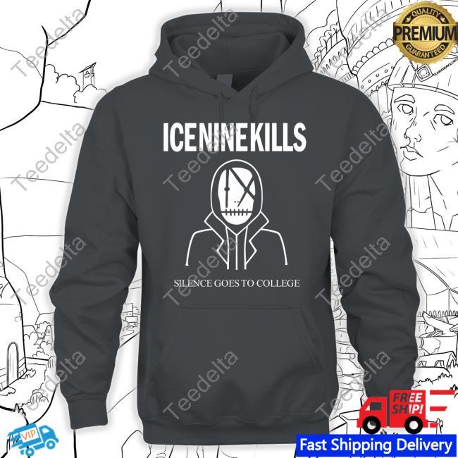 Ice Nine Kills Merch Silence Goes To College Long Sleeve T Shirt Ice Nine Kills Merch Silence Goes To College Long Sleeve T Shirt