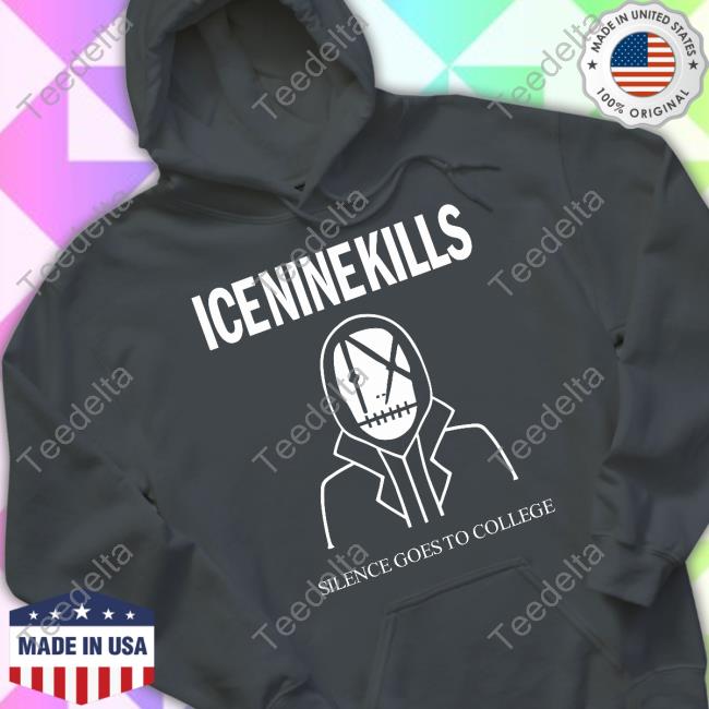 Ice Nine Kills Merch Silence Goes To College Long Sleeve T Shirt Ice Nine Kills Merch Silence Goes To College Long Sleeve T Shirt