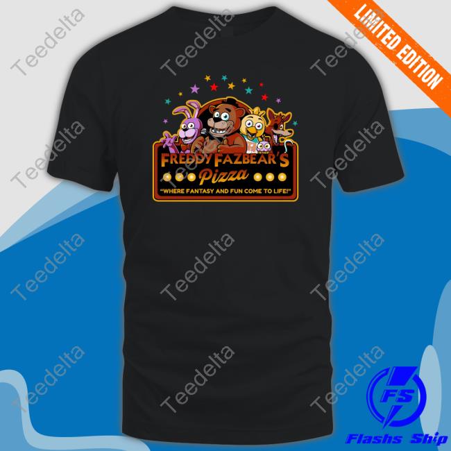 FNAF Freddy Fazbear Pizza Logo shirt design, Freddy Fazbear's