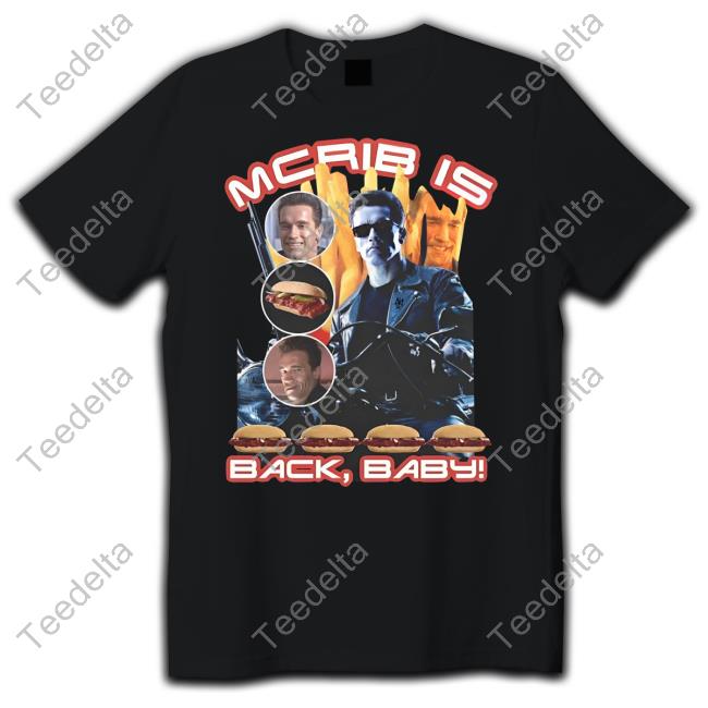 Mcrib Is Back Baby Tee Mcrib Is Back Baby Tee