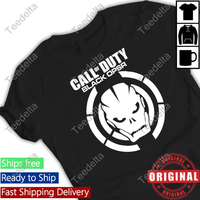 Tiger Woods Call Of Duty Black Opsr Tee Shirt Tiger Woods Call Of Duty Black Opsr Tee Shirt
