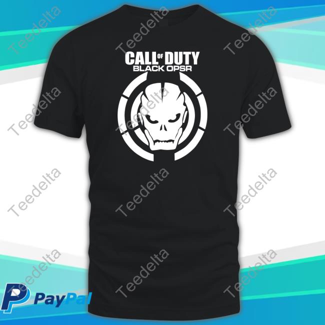 Tiger Woods Call Of Duty Black Opsr Tee Shirt Tiger Woods Call Of Duty Black Opsr Tee Shirt