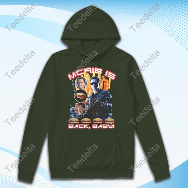 Mcrib Is Back Baby Tee Mcrib Is Back Baby Tee