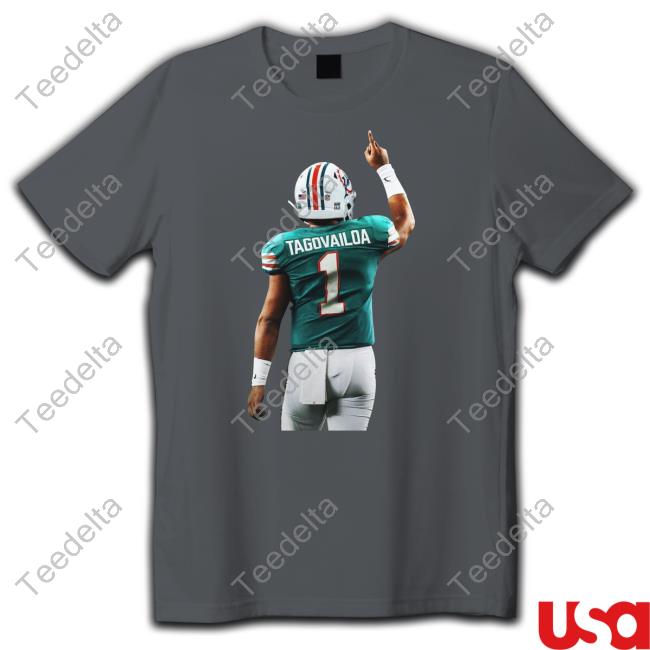 Tyreek Hill Miami Dolphins Men's Name & Number Logo T-Shirt - Ash