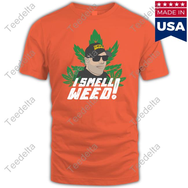 Official Darthphedge Captain Danny Brown - I Smell Weed Tee Shirt Official Darthphedge Captain Danny Brown - I Smell Weed Tee Shirt