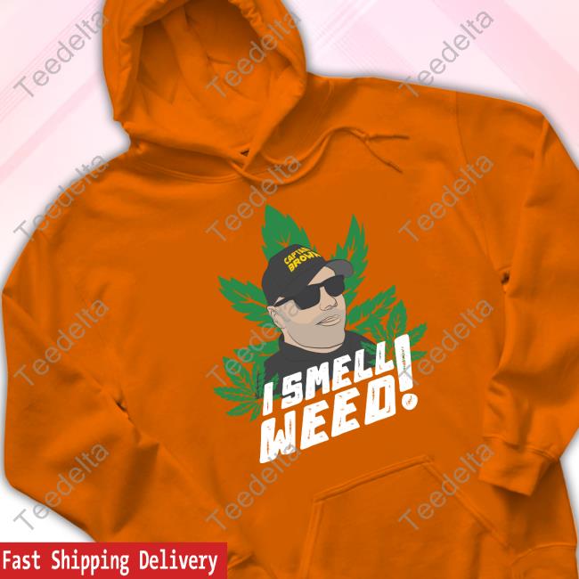 Official Darthphedge Captain Danny Brown - I Smell Weed Tee Shirt Official Darthphedge Captain Danny Brown - I Smell Weed Tee Shirt