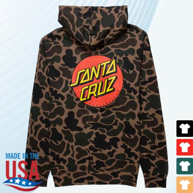 Official Tillys Merch Store Shop Santa Cruz Classic Dot Camo Mens