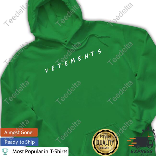 Vetements Friendly Hoodie - Long Sleeve T Shirt, Sweatshirt