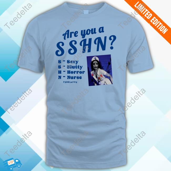 Are You A Sshn Sexy Slutty Horror Nurse Russia Fox Hoodied Sweatshirt Are You A Sshn Sexy Slutty Horror Nurse Russia Fox Hoodied Sweatshirt