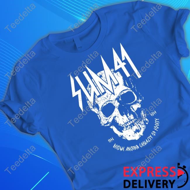 Sum 41 Become Another Casualty Tee Shirt Sum 41 Become Another Casualty Tee Shirt