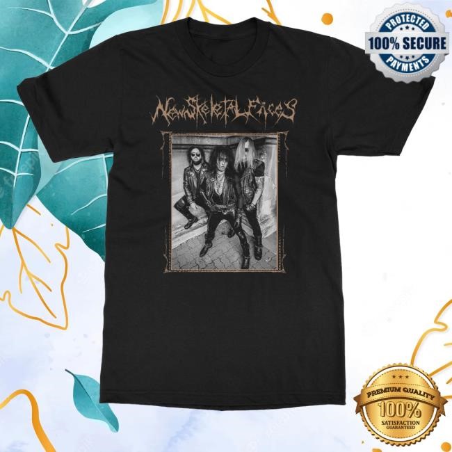 Indiemerch Store New Skeletal Faces Band T Shirt Indiemerch Store New Skeletal Faces Band T Shirt