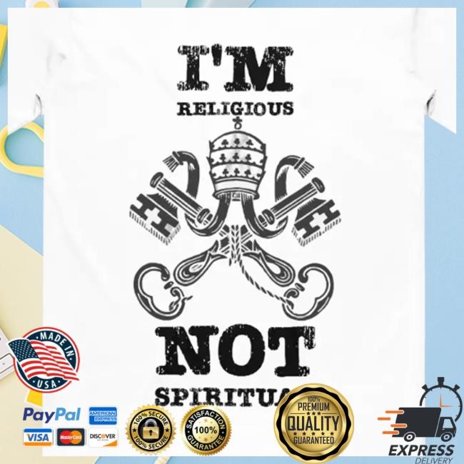 Avoiding Babylon Merch Shop Religious, Not Spiritual Tank Top Long