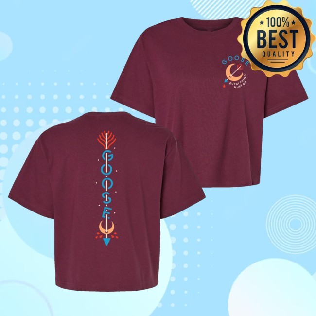 Trending Goose Merch Blood Moon Crop Shirts - Teedelta