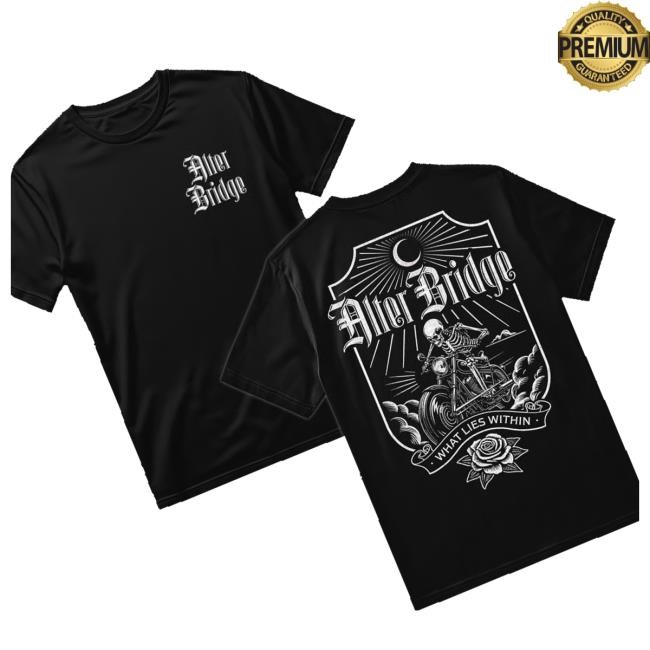 Official Alter Bridge Merch Shop Store What Lies Within Tee Shirt - Teedelta