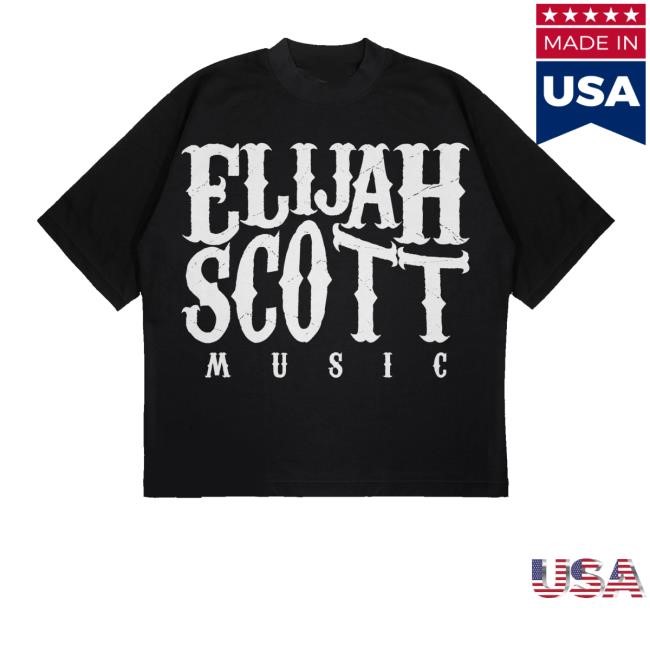 Elijahscottmusic Shop Elijah Scott Black Hoodie Sweatshirt - Teedelta