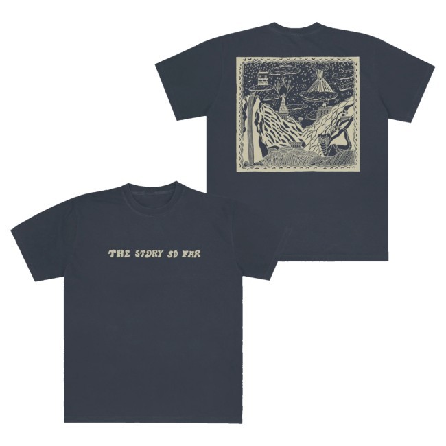 Trending The Story So Far Merch Self Titled Puff Print Crewneck Sweatshirt - Teedelta