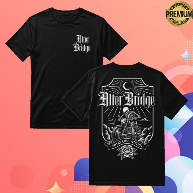 Official Alter Bridge Merch Shop Store What Lies Within Tee Shirt - Teedelta