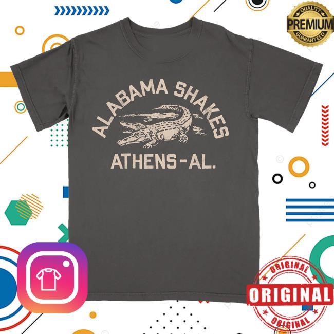 Official Alabama Shakes Gator T Shirt - Teedelta