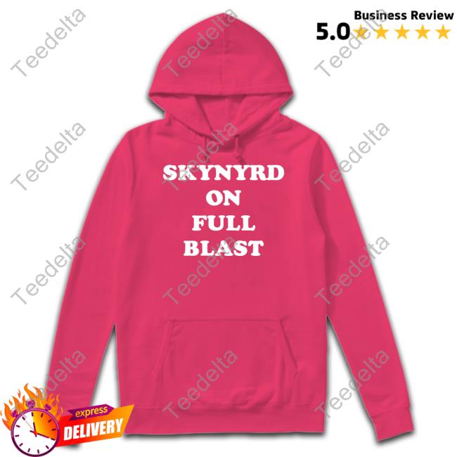 Cornbreadcountryclub Skynyrd On Full Blast Hoodie