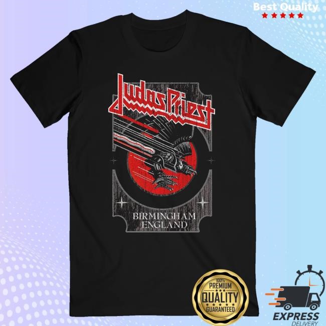 Shop Judas Priest Merch Store Screaming For Vengeance Birmingham Crewneck Sweatshirt