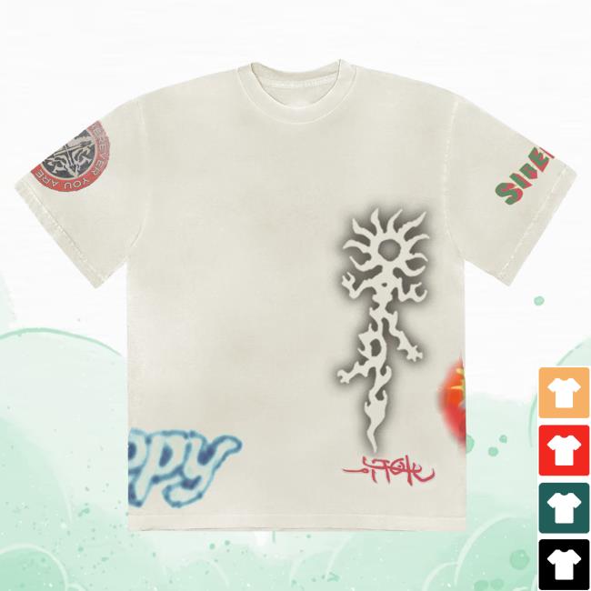 Official Travis Scott Merch Store Travis Scott Siren L/S Tee White TravisScott Shop