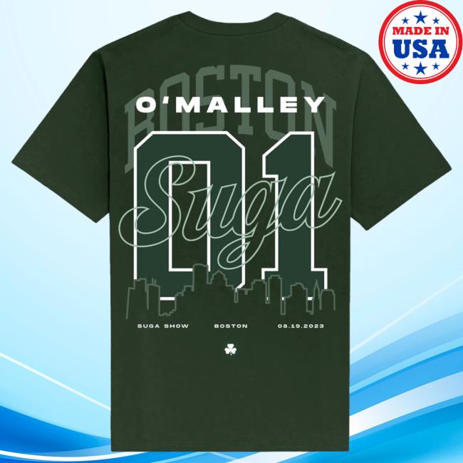 Official The Suga Merch Shop Boston Green Long Sleeve New Shirt Sugashop Store