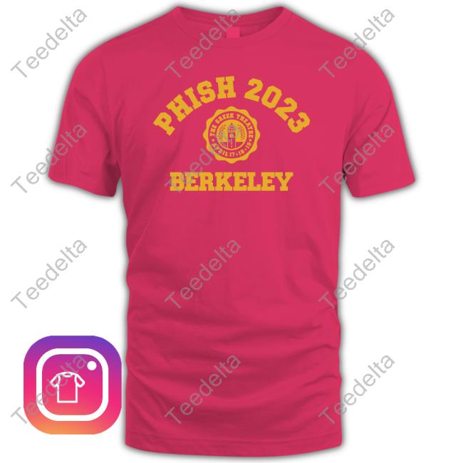 Live Phish Merch Phish 2023 Berkeley Tee