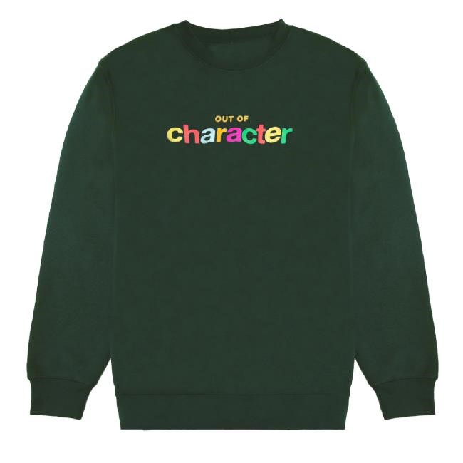 Official Out Of Character Merch Out Of Character Silly Rainbow T-Shirt Sports Green