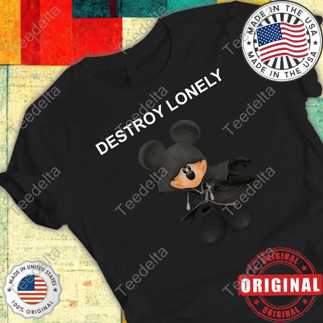 Destroy Lonely Mouse Hooded Sweatshirt