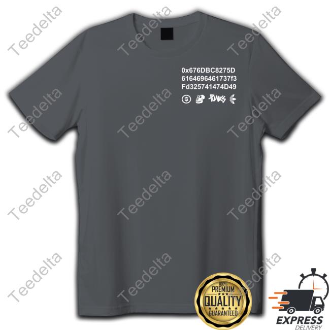 0X676dbc8275d 6164696461737F3 Tee Shirt