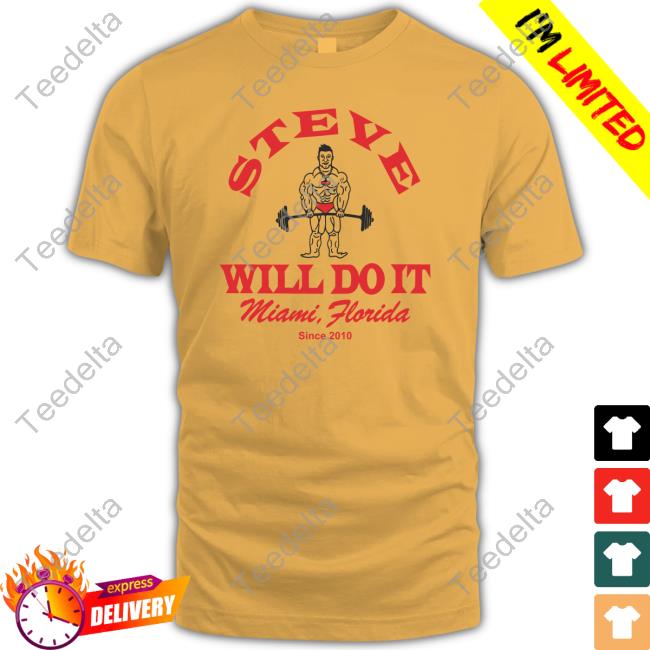 Steve Will Do It Gym Tank Top