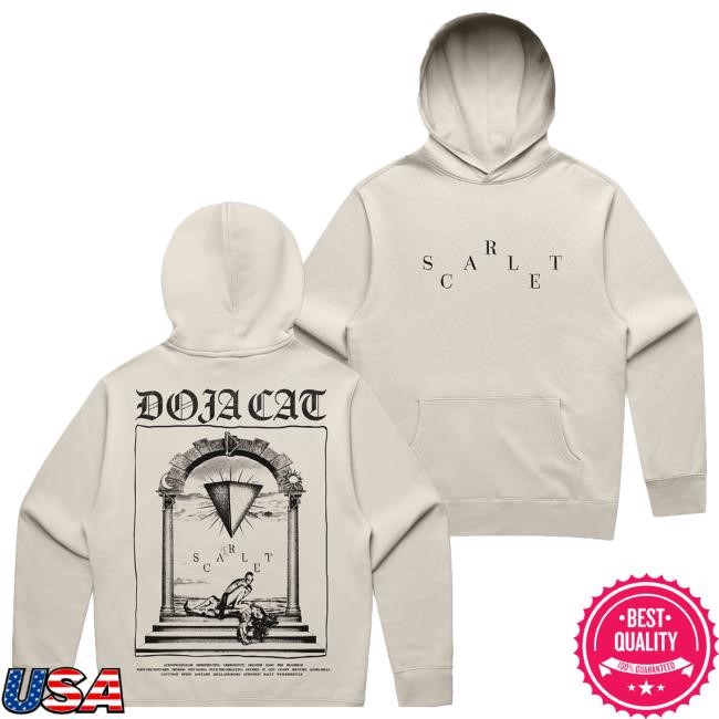 Original Doja Cat Official Merch Scarlet Ii Tracklist Long Sleeve Shirt