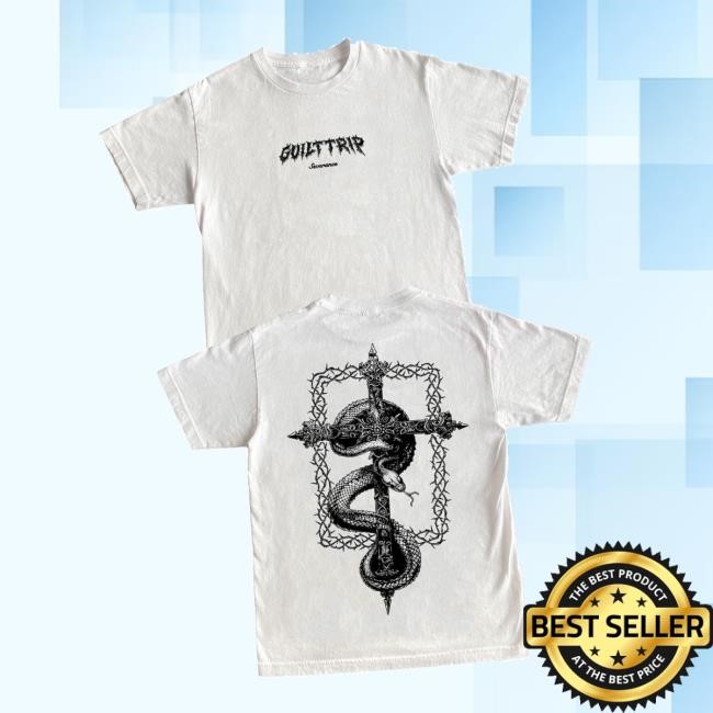 Trending Mlvltd Merch Store Guilt Trip - Heavyweight Embroidered Tee Shirt