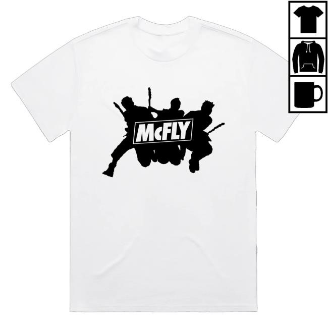 Mcfly Merch Shop Store Mcfly Vs Busted White Tee