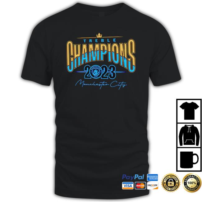 Manchester City 2023 Treble Champions shirt Manchester City 2023 Treble Champions shirt