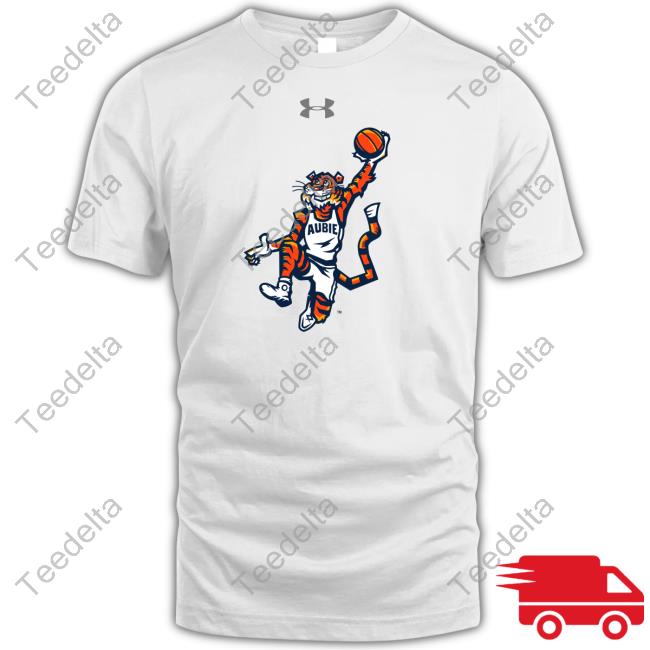 Auburn Basketball Players Wearing Aubie Shirts