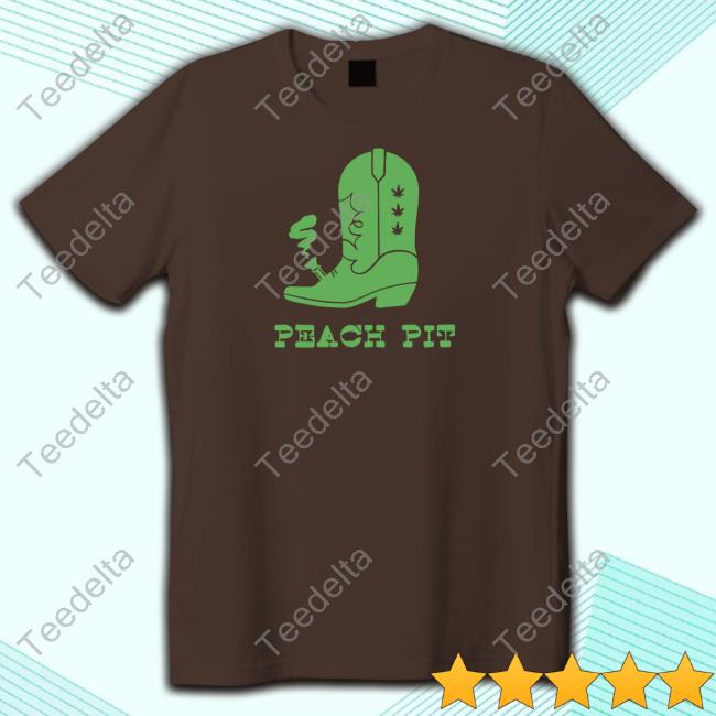 Peach Pit Boot Bong Tee Shirt Official Peachpitmusic Store Peach Pit Boot Bong Long Sleeve Shirt
