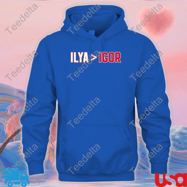 Barstools Sports Store Spittin Chiclets Ilya Is Greater Than Igor Shirt