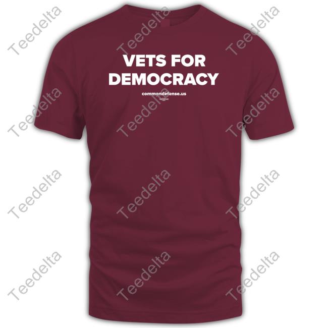 Common Defense Store Veterans For Democracy Tee Shirt