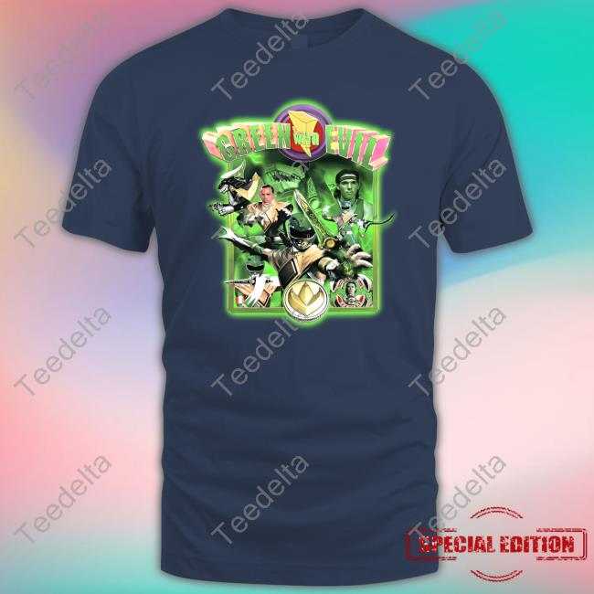 Tycun Green With Evil Mighty Morphin Power Rangers Shirt Tyt Attyre Shop