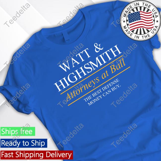 Official Watt & Highsmith Attorneys At Ball Long Sleeve Shirt