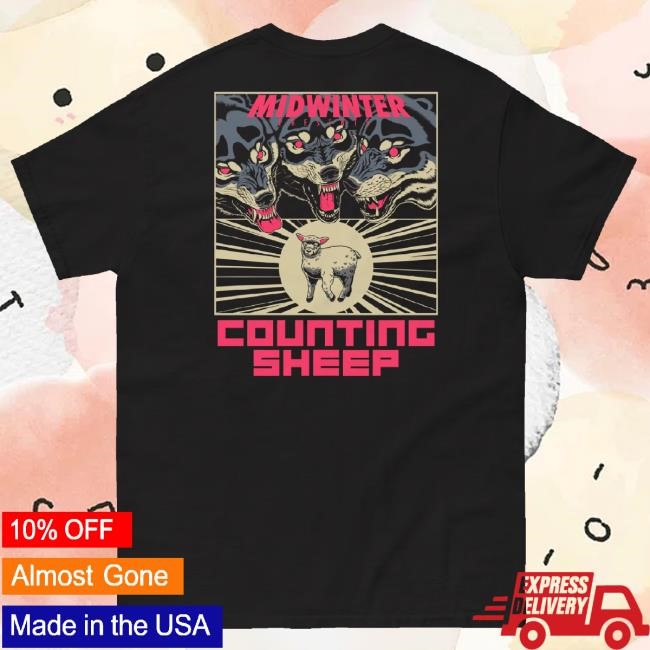 Trending Midwinter Merch Counting Sheep Hoodie Sweatshirt
