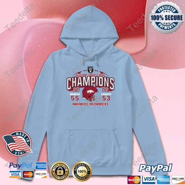 Alumni Hall Store Arkansas 2022 Autozone Liberty Bowl Champions Shirt Alumnihall Merch Arkansas 2022 Autozone Liberty Bowl Champions T Shirts